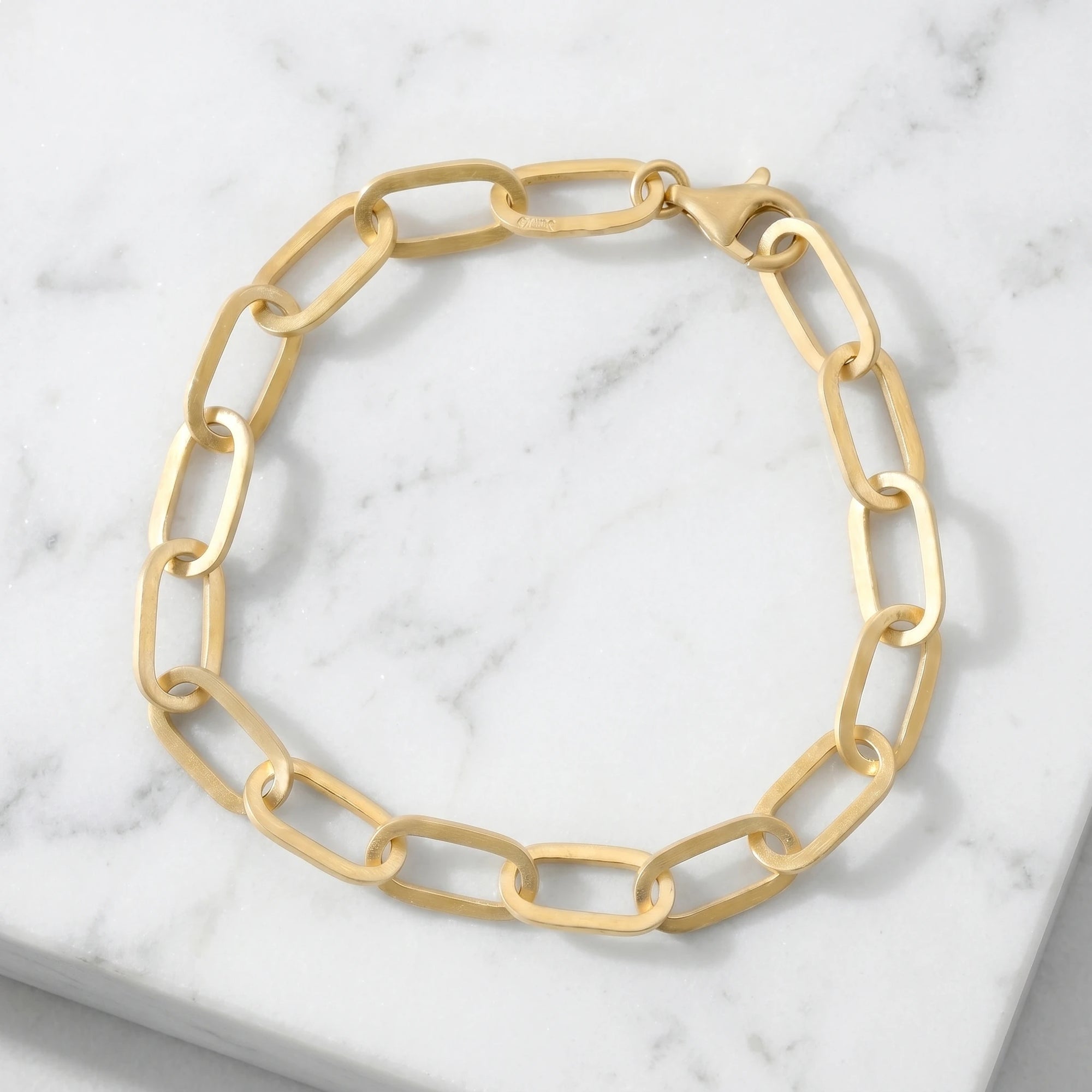 צמיד חוליות פייפר קליפ מזהב
