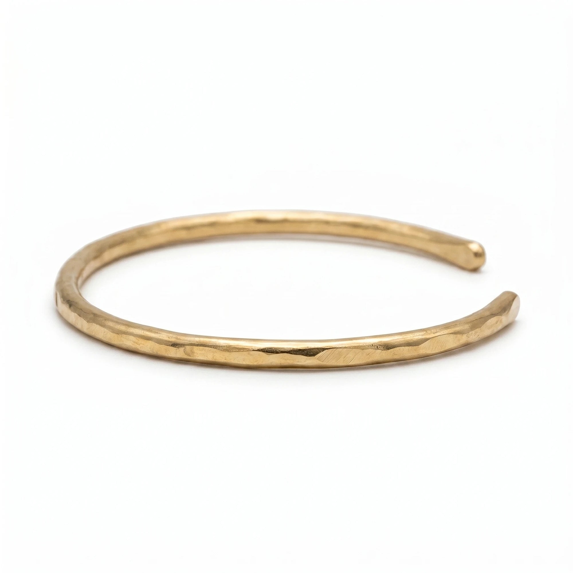 Hammered Gold Cuff Bracelet