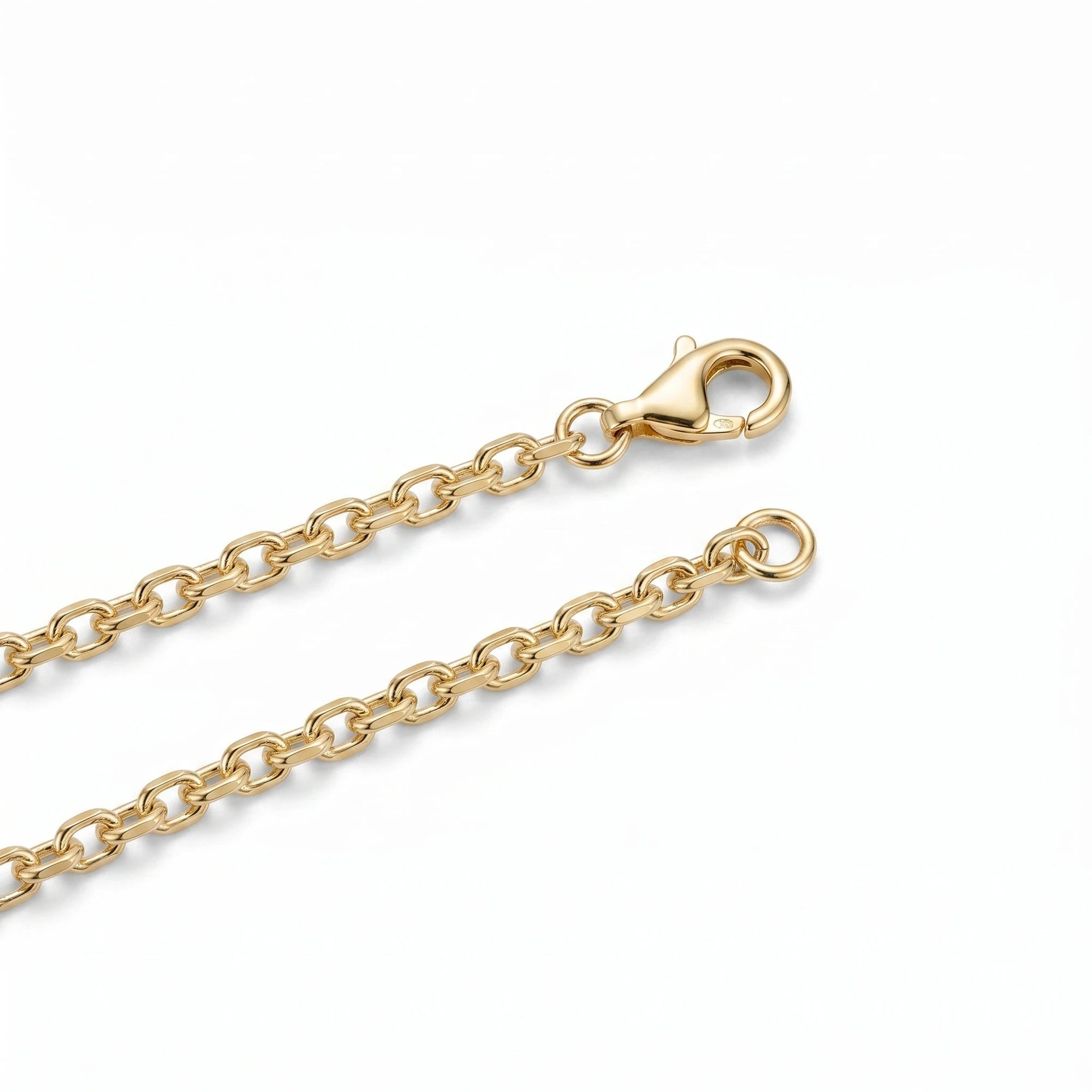 Oval Link Gold Bracelet