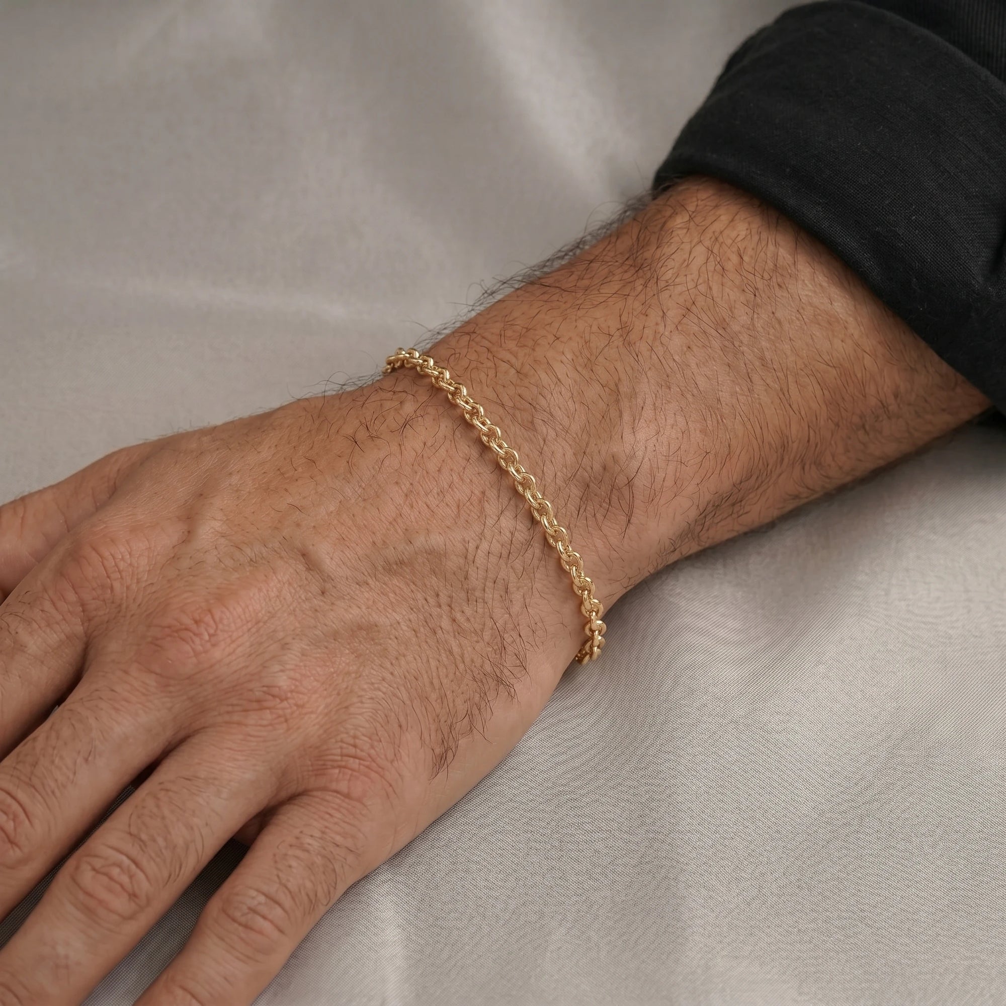 Oval Link Gold Bracelet