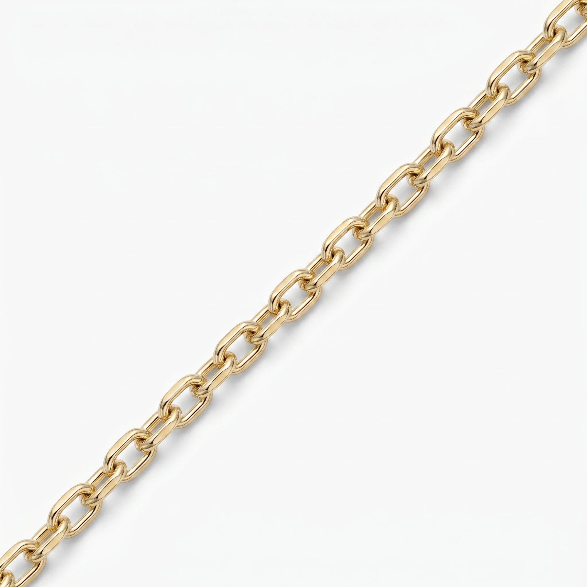 Oval Link Gold Bracelet
