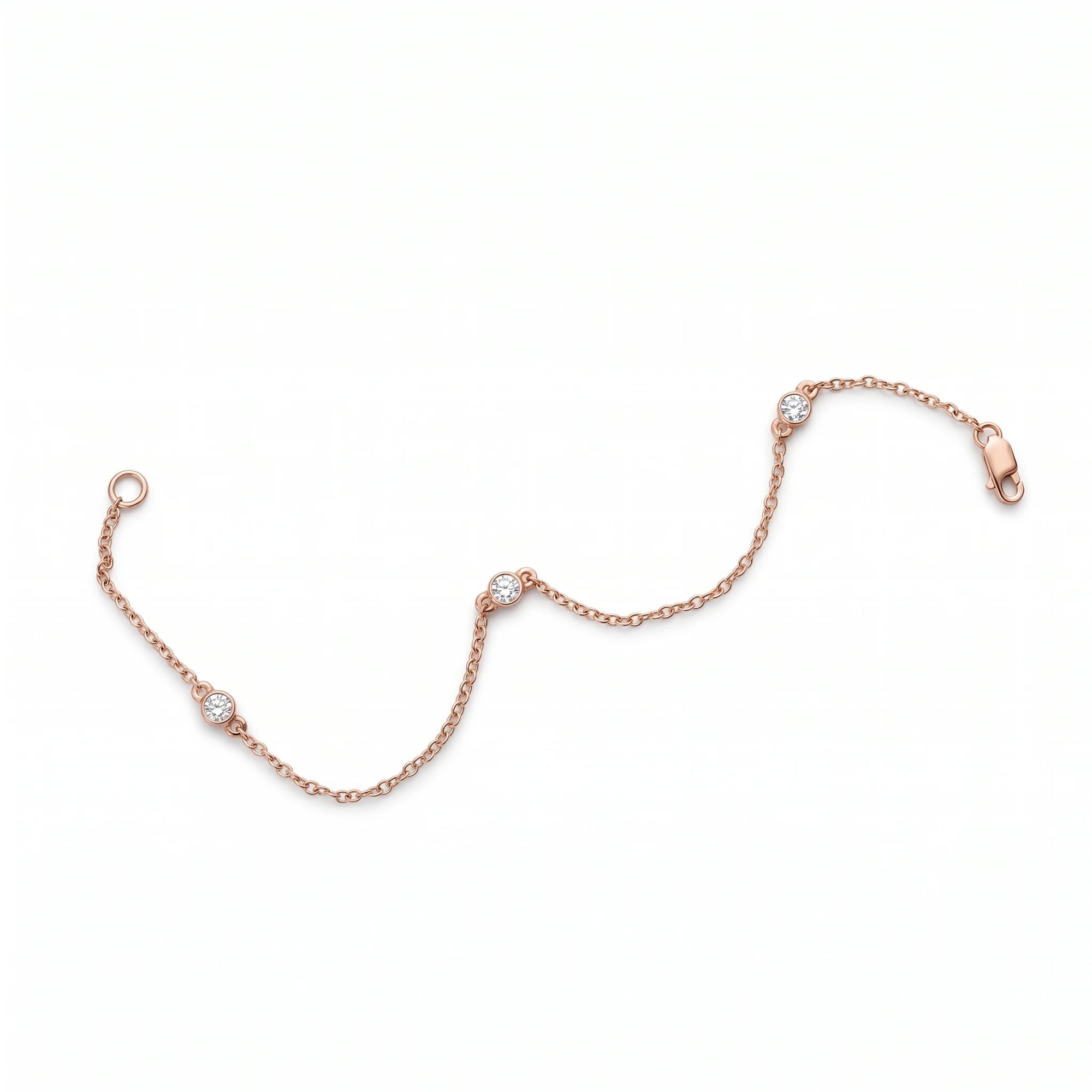 Rose Gold Diamond Bracelet