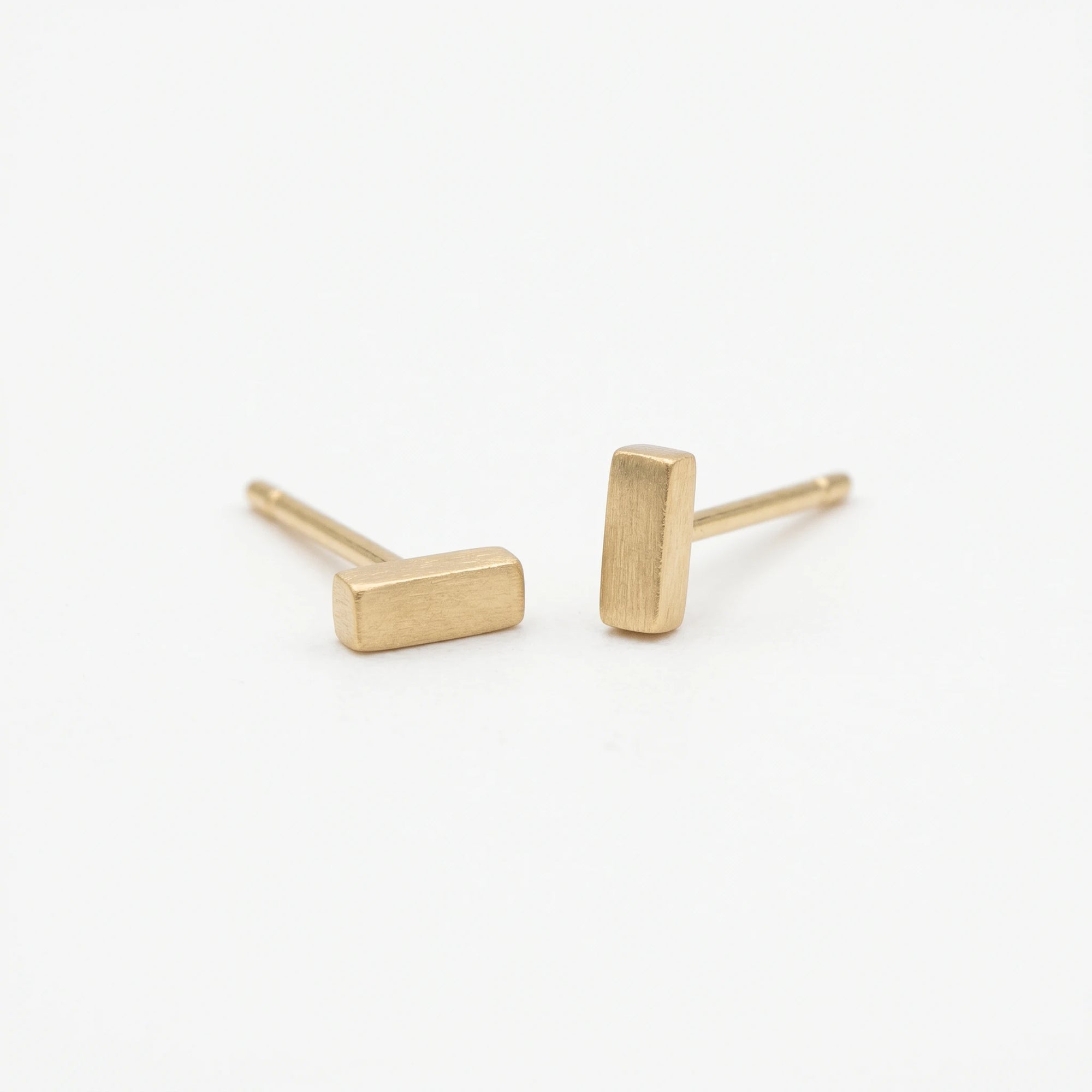 Gold Bar Earrings