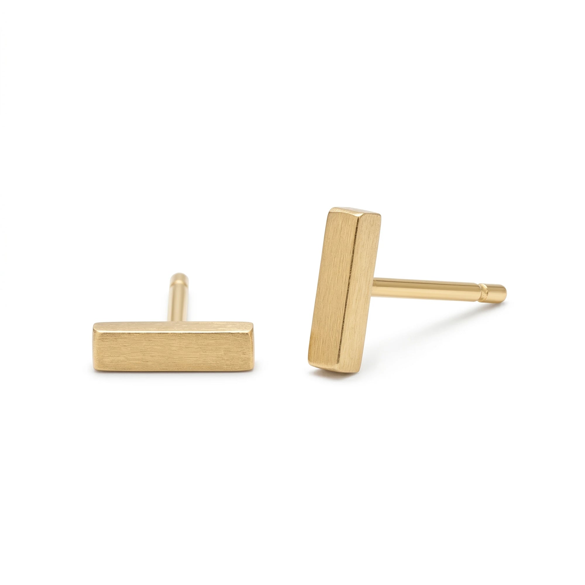 Gold Bar Earrings