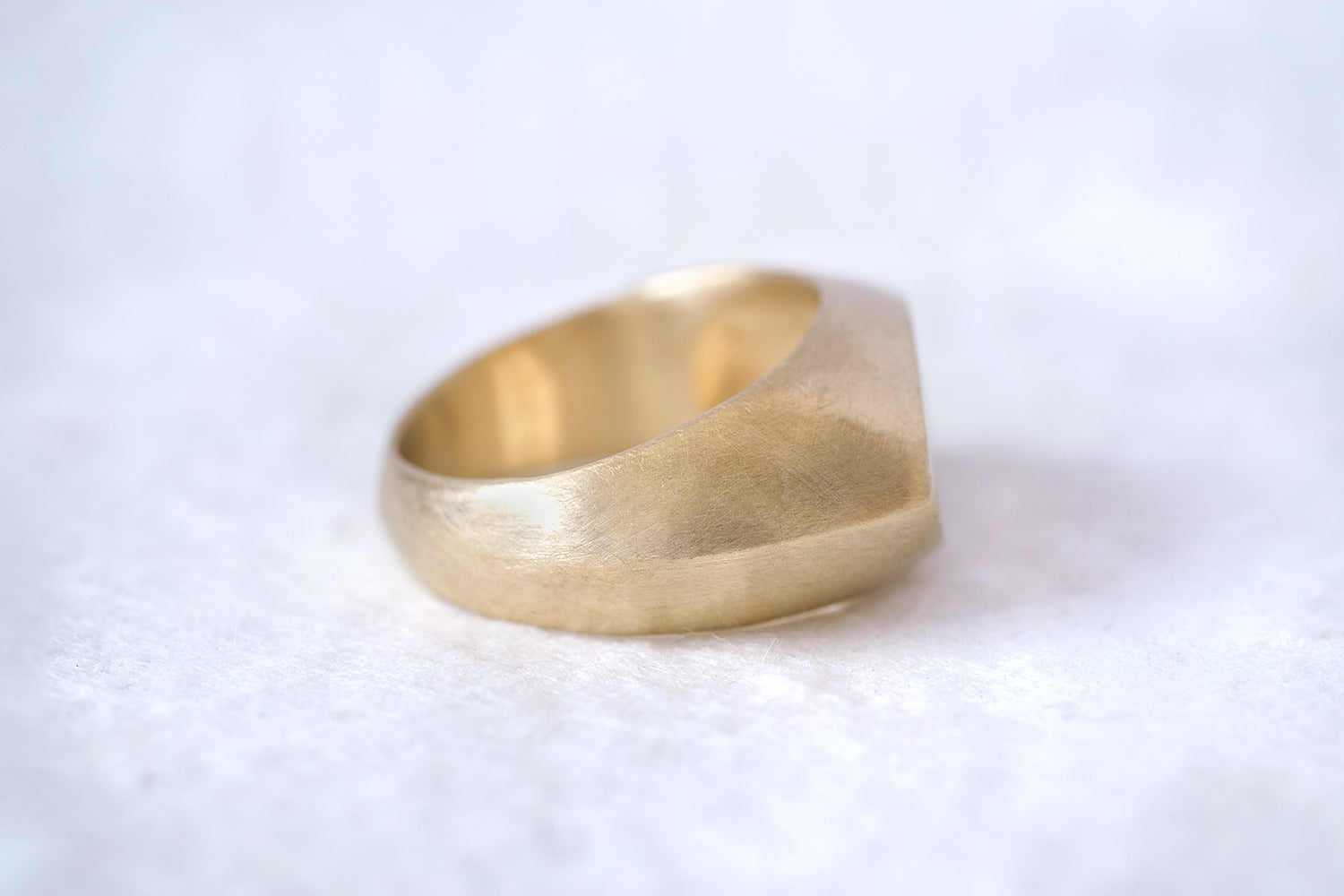 Marquis Gold Signet Ring