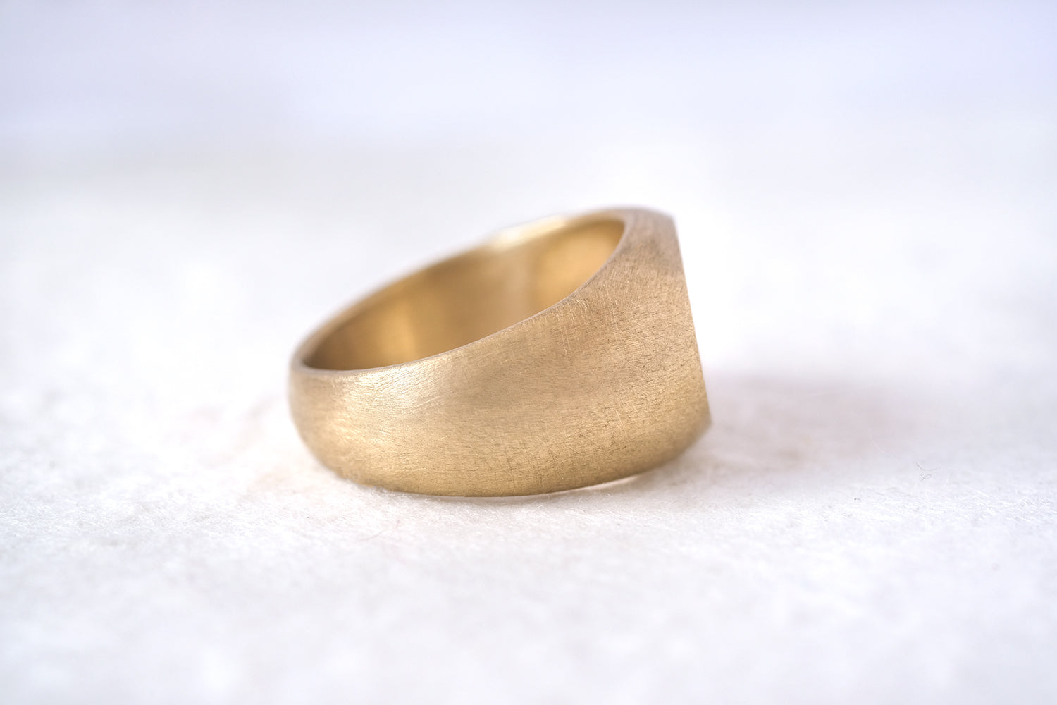 Oval Gold Signet Ring