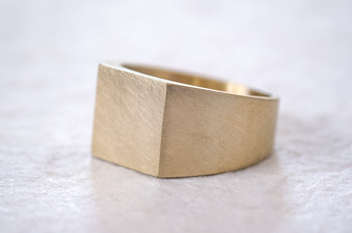 An Impressive Gold Signet Ring