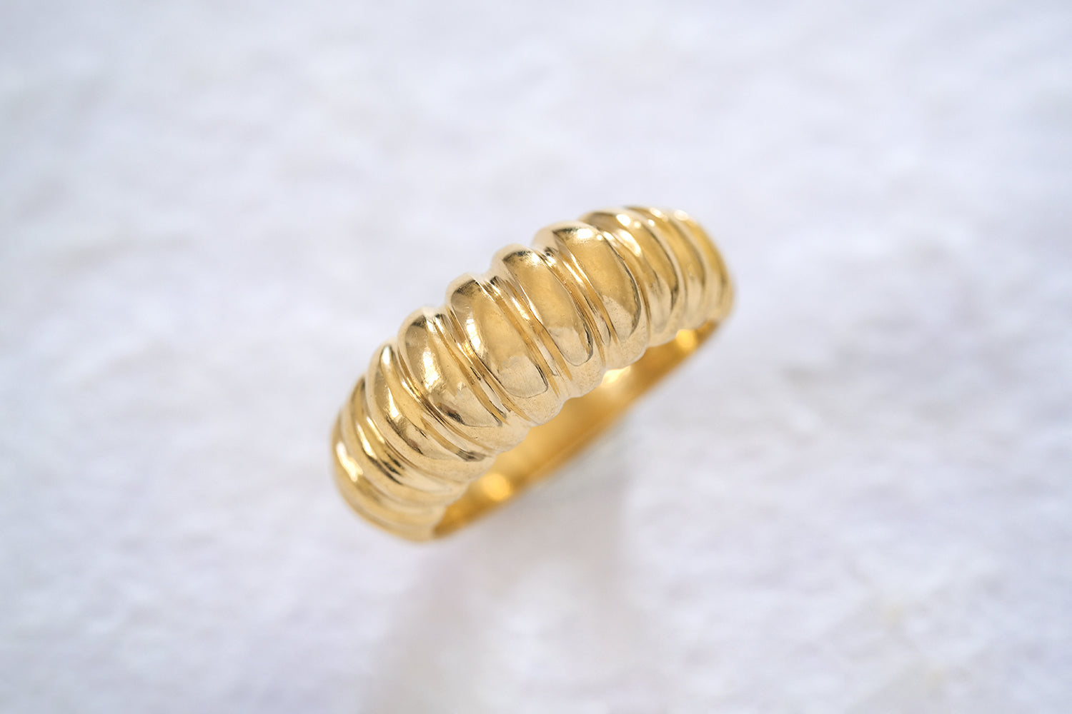 Gold Ring With Arches
