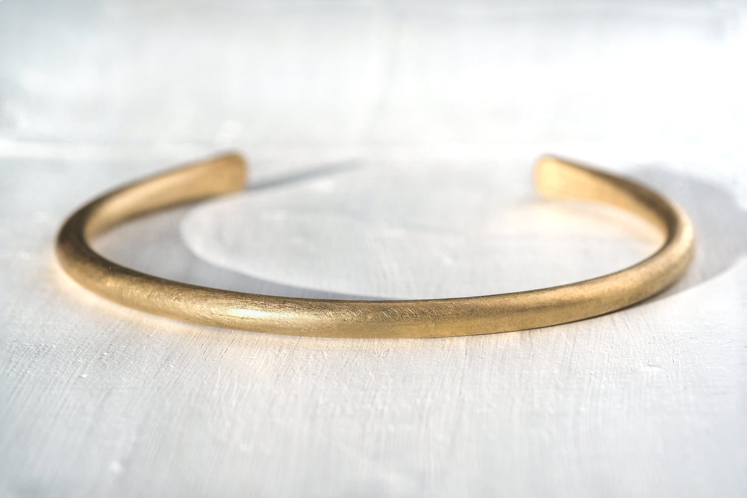 Thick Gold Bracelet For Men - Smooth