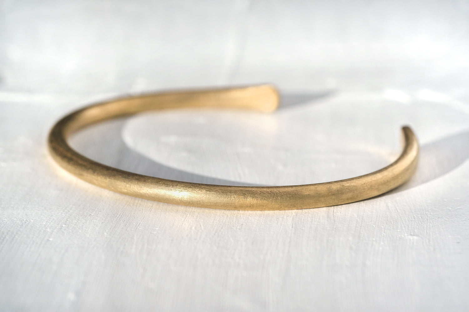 Thick Gold Bracelet For Men - Smooth