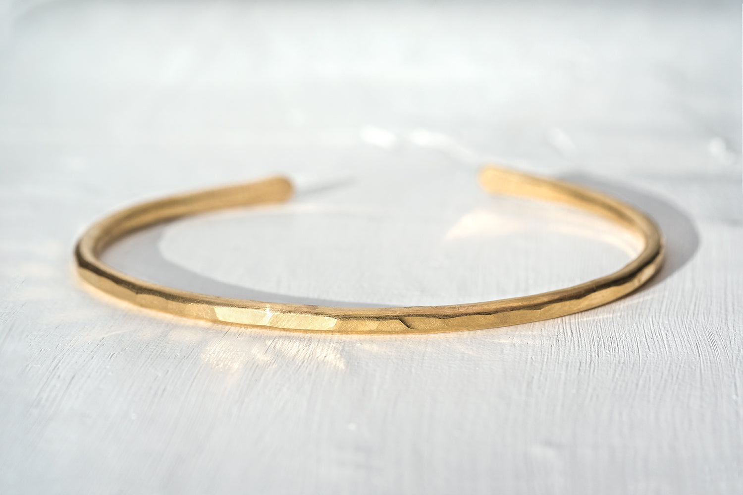 Thin Gold Bracelet For Men - Rectangular Design