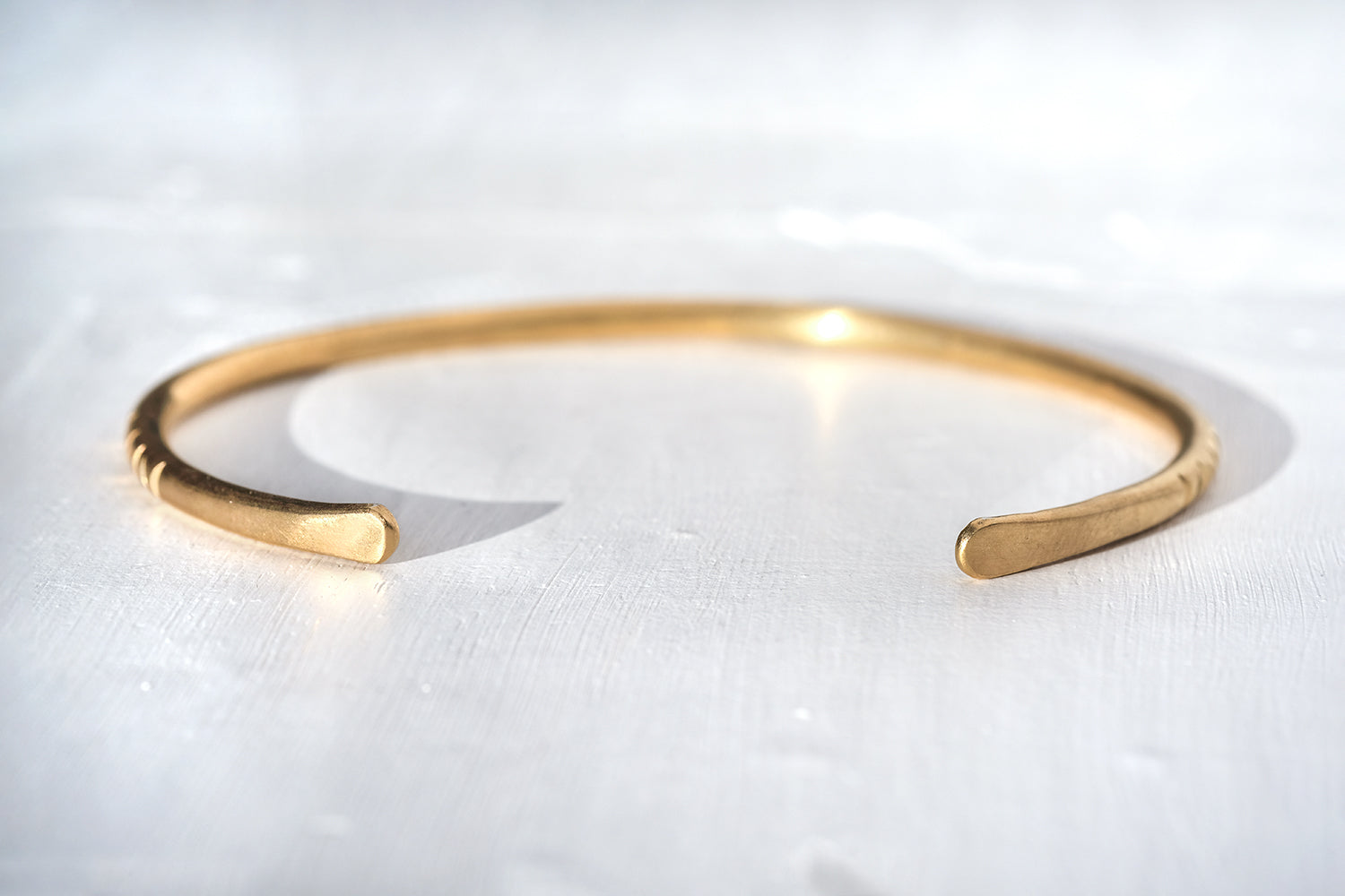 Thin Gold Bracelet For Men - Embellished