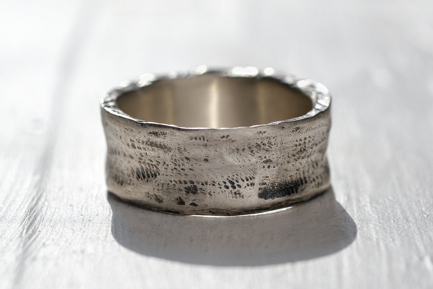 Silver Ring For Men - Concave